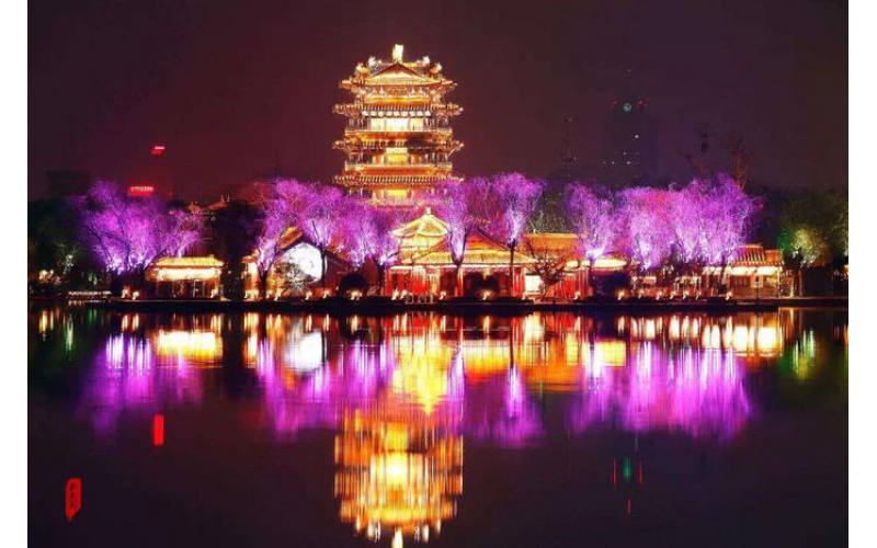 濟(jì)南亮化工程，濟(jì)南照明工程，濟(jì)南城市夜景亮化工程，濟(jì)南樓體亮化工程