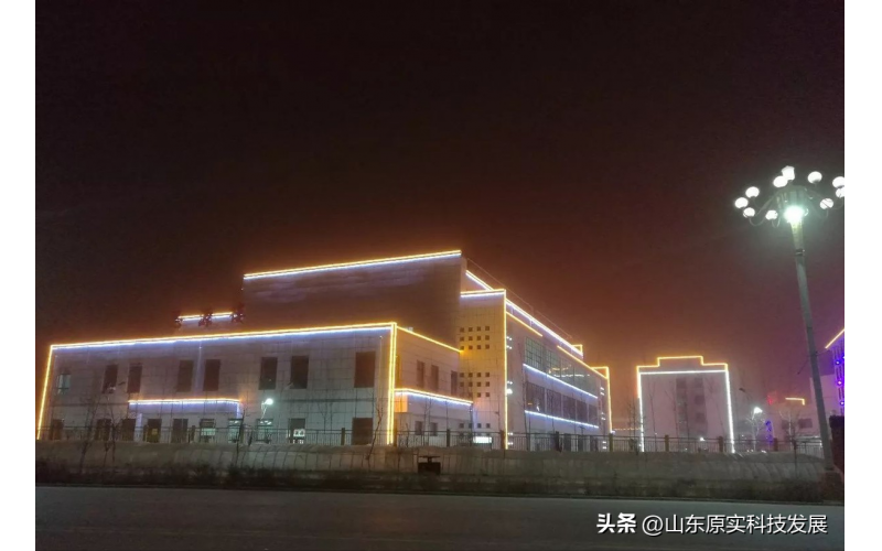 甘肅會(huì)寧二中校園夜景亮化工程